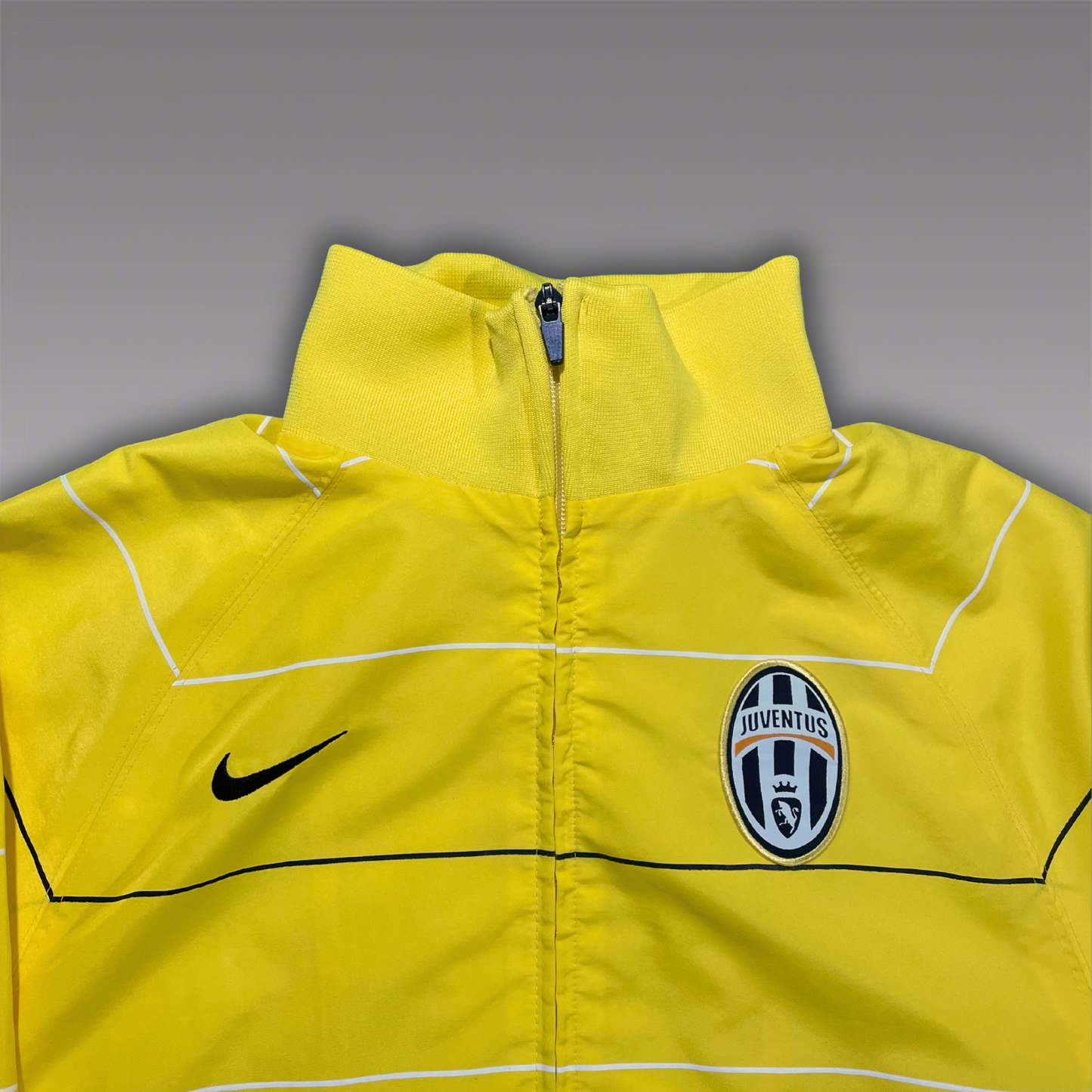 Juventus Turin Trackjacket 2008/09 Nike Vintage Retro Tracksuit Jacke gelb