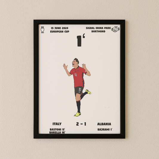 Jubel-Poster I im Rahmen AllAroundFootball