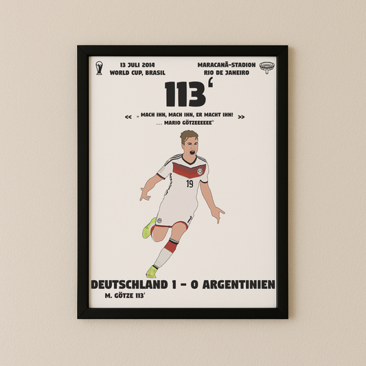 Götze's Erlösungstor zur Weltmeisterschaft 2014