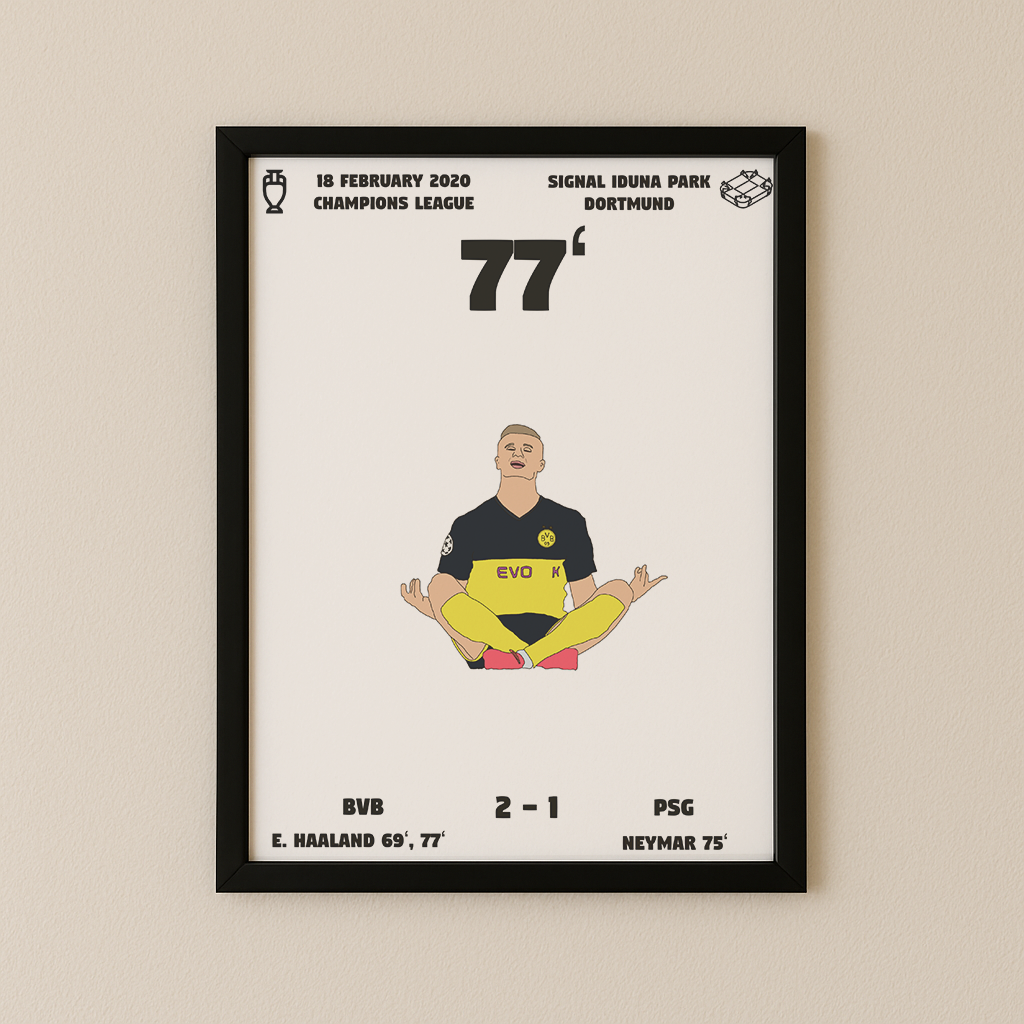 Jubel-Poster I im Rahmen AllAroundFootball