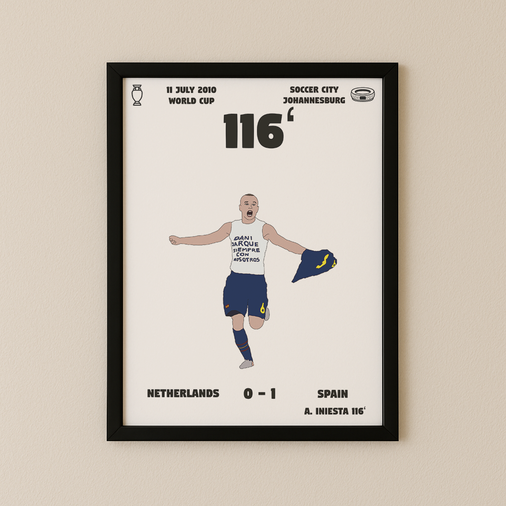 Jubel-Poster I im Rahmen AllAroundFootball