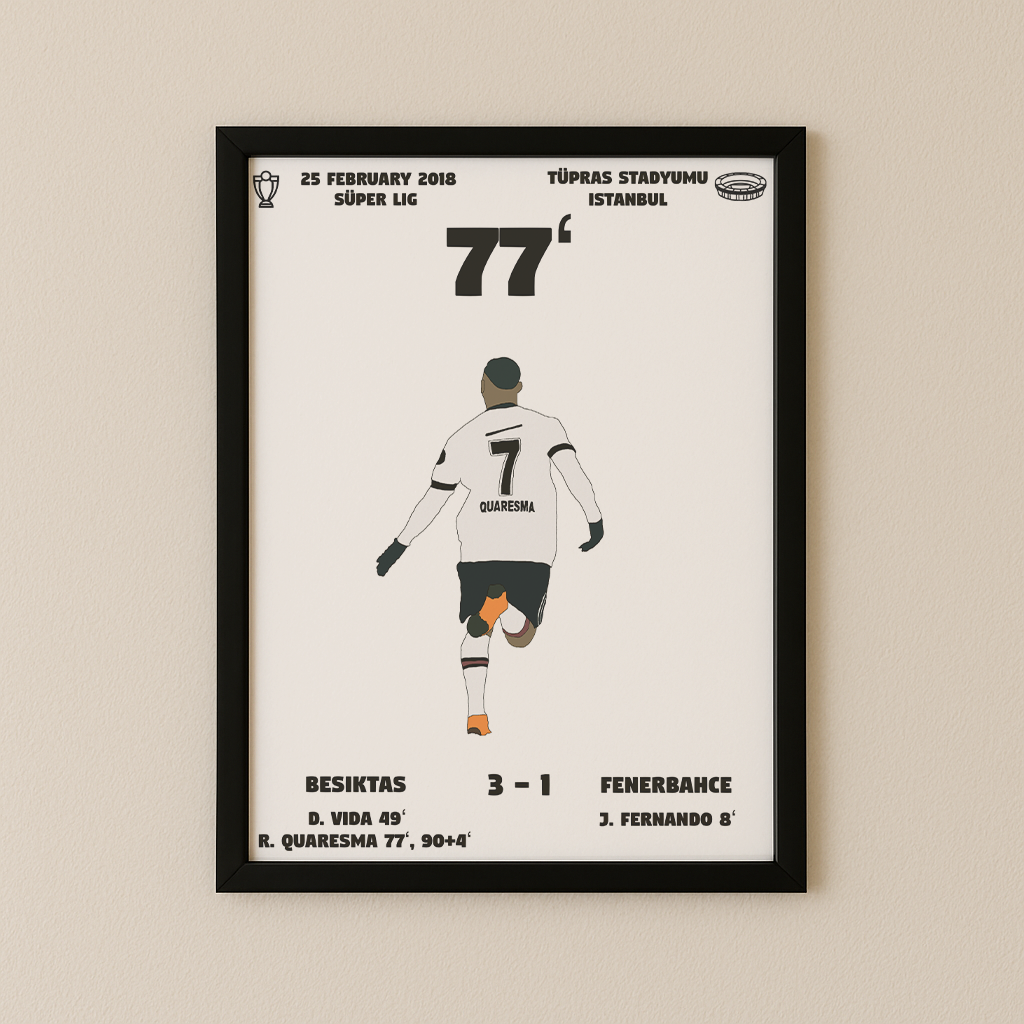 Jubel-Poster I im Rahmen AllAroundFootball