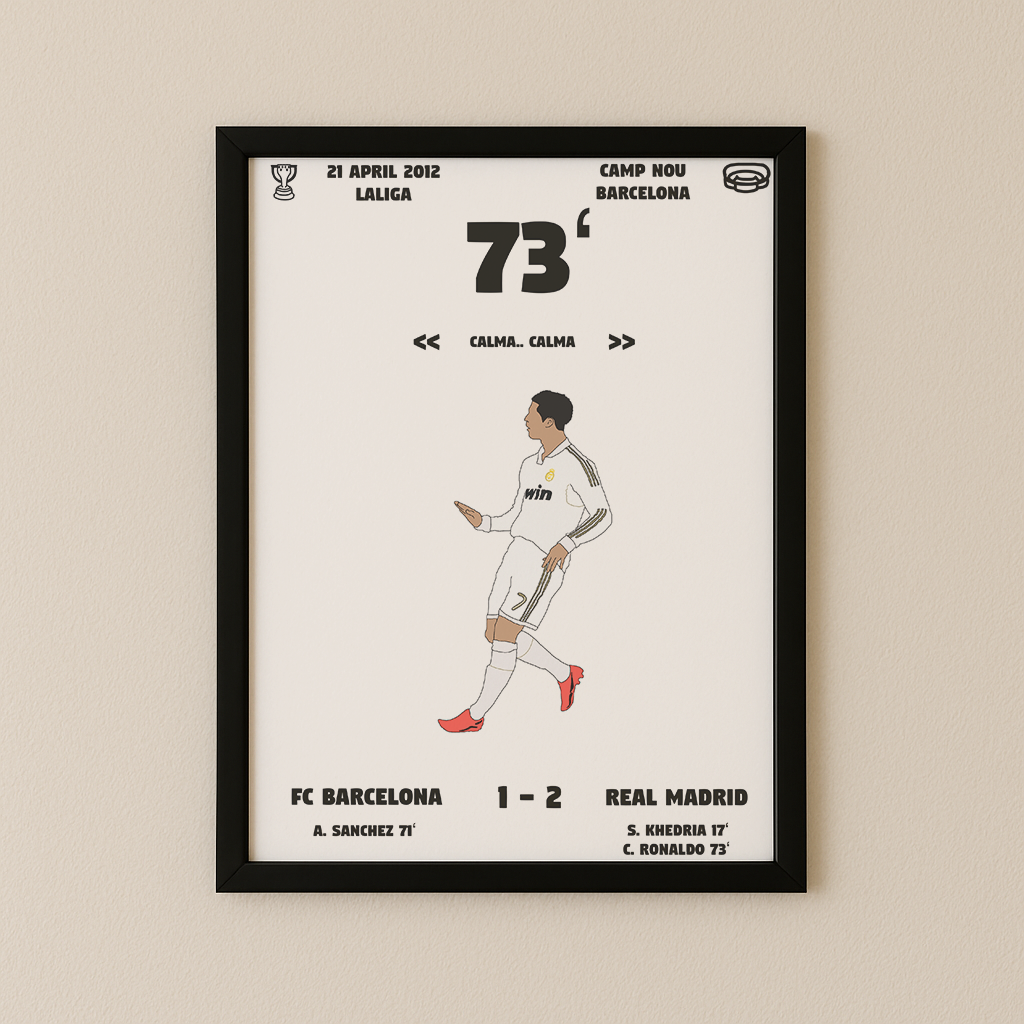 Jubel-Poster I im Rahmen AllAroundFootball