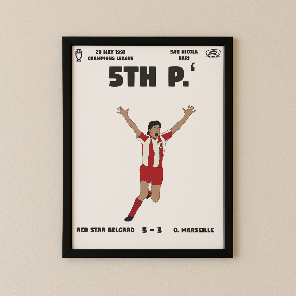 Jubel-Poster I im Rahmen AllAroundFootball