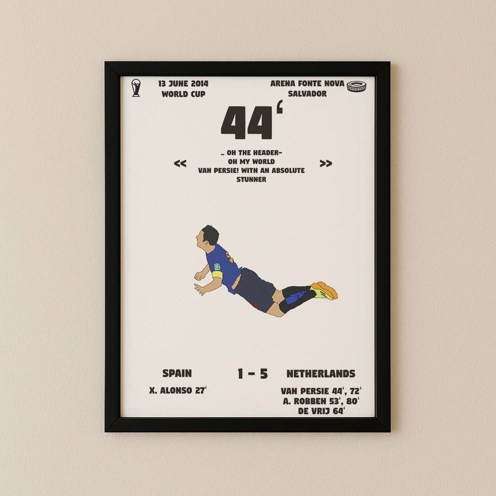 Jubel-Poster I im Rahmen AllAroundFootball