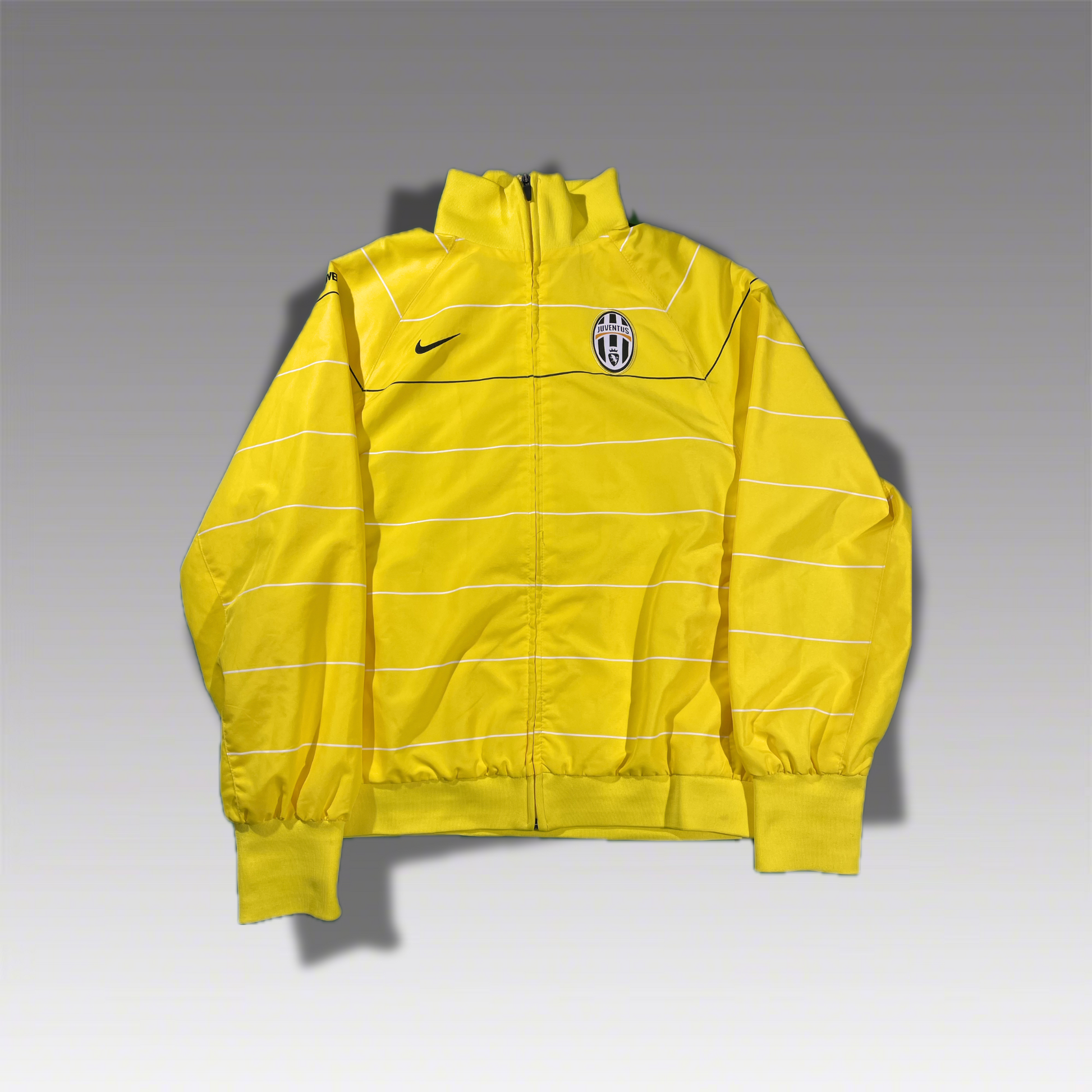 Juventus Turin Trackjacket 2008/09 Nike Vintage Retro Tracksuit Jacke gelb