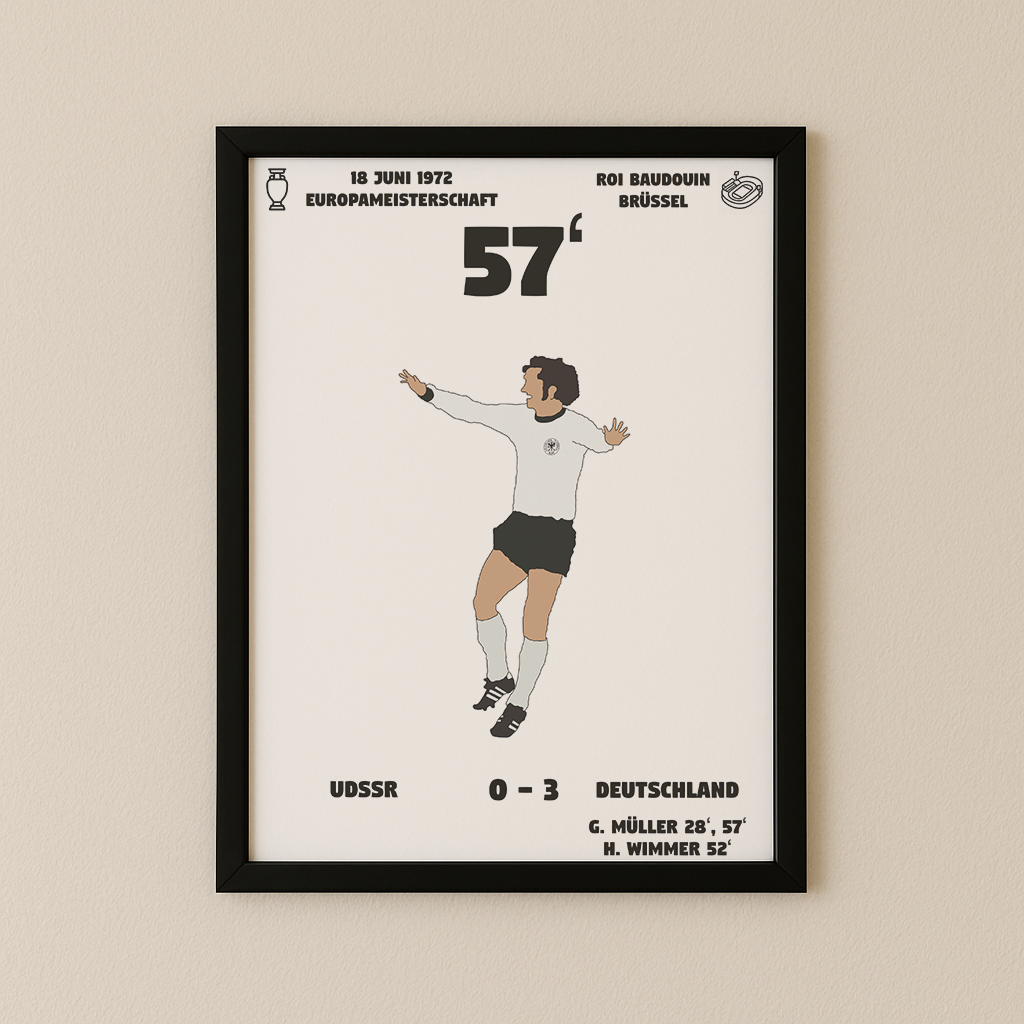 Gerd Müller macht Deutschland zum Europameister 1972