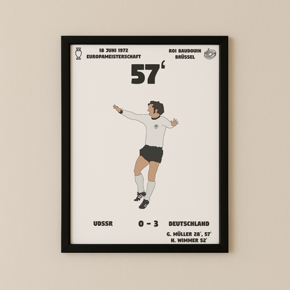 Gerd Müller macht Deutschland zum Europameister 1972