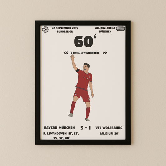 Lewandowski - 5 Tore