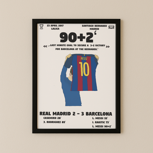 Messi's Tor in der letzten Minute im Bernabeu