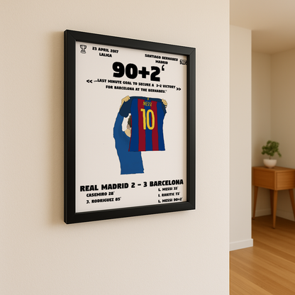 Messi's Tor in der letzten Minute im Bernabeu