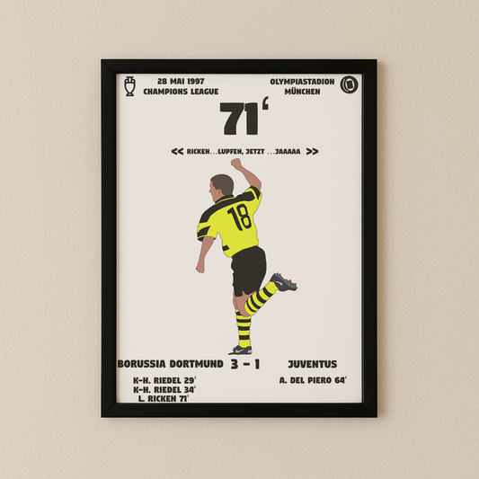Der Lupferheld Lars Ricken zum Champions League Sieg 1997