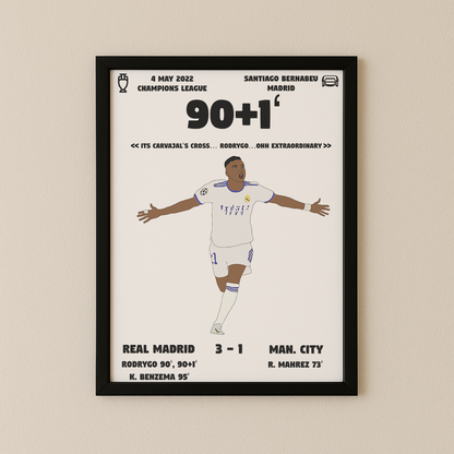Jubel-Poster I Rahmen